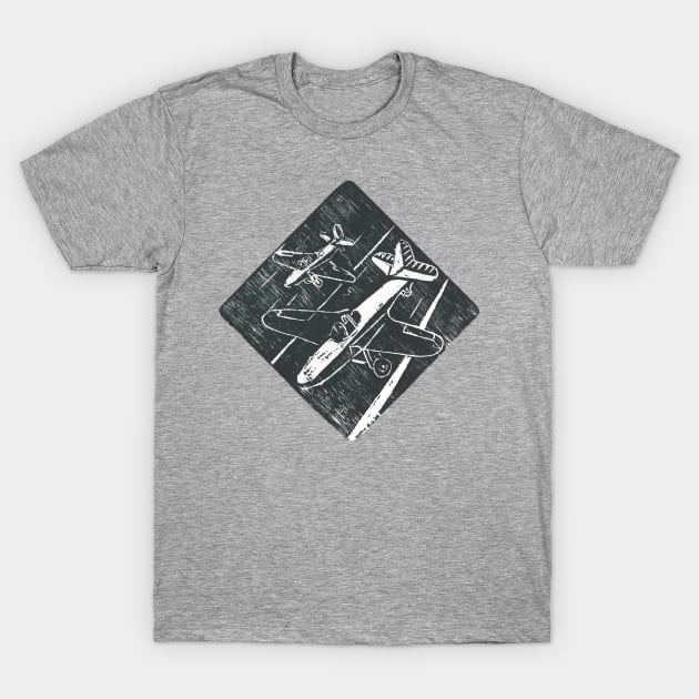 Toy jet dive T-Shirt by Hokusai's Kitten